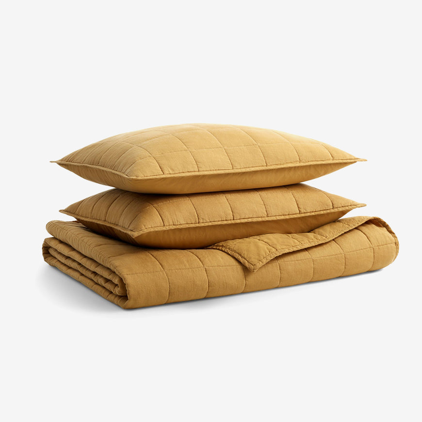 Ester Linen Quilt Set