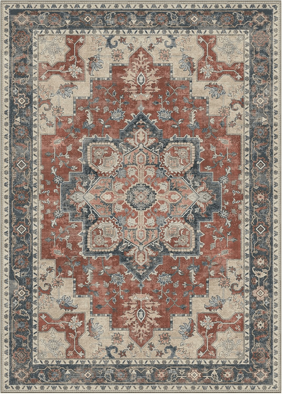 KUETH 48"X 60" Protective Flooring Office Chair Mat for Hardwood Floor and Tile Floor, Heavy Duty Desk Chair Mat for Carpets, Anti Slip Office Floor Mats for Rolling Chairs, Low Pile Under Desk Rug