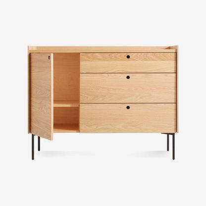 Peek 1 Door 3 Drawer Credenza