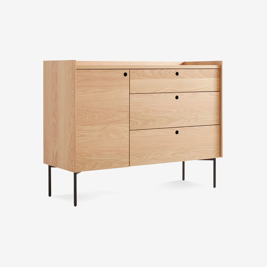 Peek 1 Door 3 Drawer Credenza