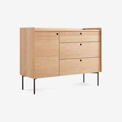 Peek 1 Door 3 Drawer Credenza