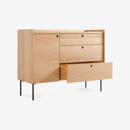 Peek 1 Door 3 Drawer Credenza