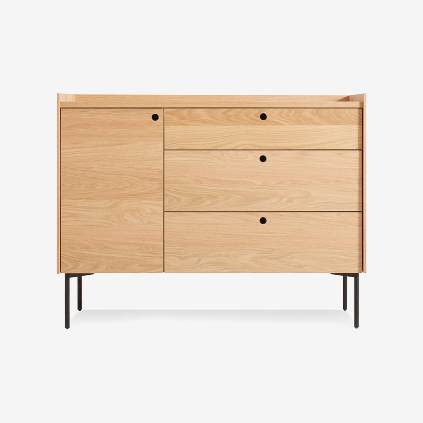Peek 1 Door 3 Drawer Credenza