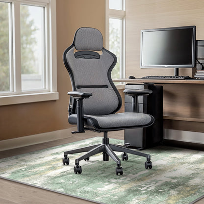 KUETH 48"X 60" Protective Flooring Office Chair Mat for Hardwood Floor and Tile Floor, Heavy Duty Desk Chair Mat for Carpets, Anti Slip Office Floor Mats for Rolling Chairs, Low Pile Under Desk Rug